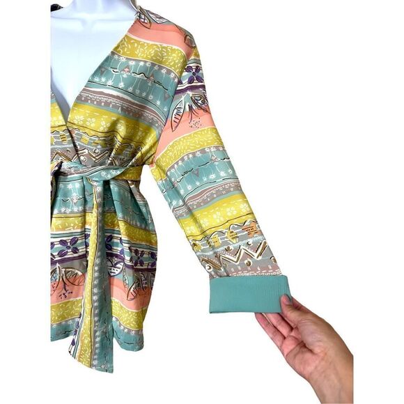 Vintage Drapers & Damon’s Kimono Cardigan Size M Petite - Picture 5 of 11